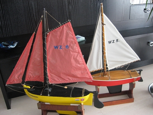 Voorbeelden van 2 bootjes van Wiltzangh Bron: foto Jan hart 